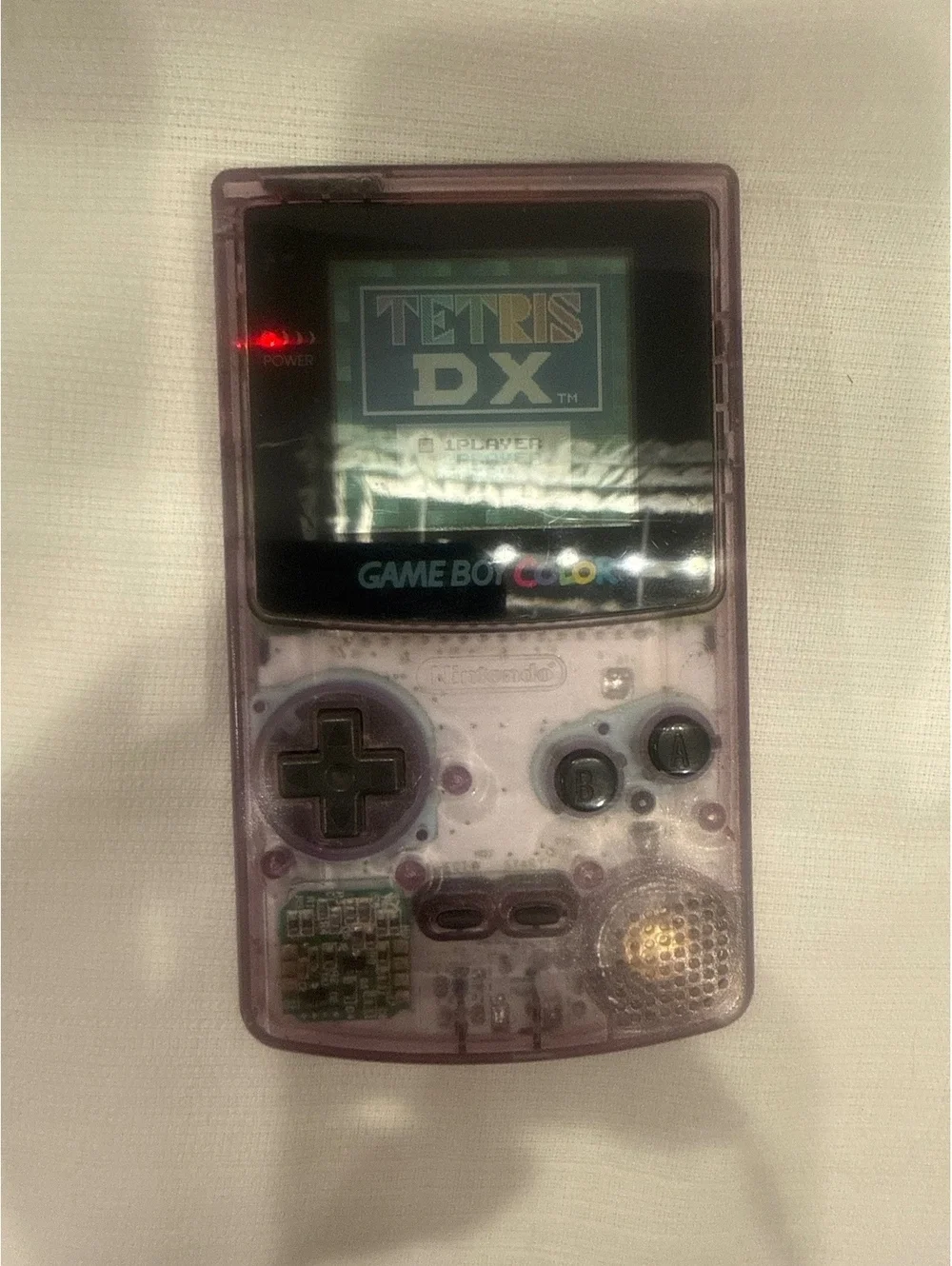 Nintendo Game Boy Color Atomic Purple with 4 Games